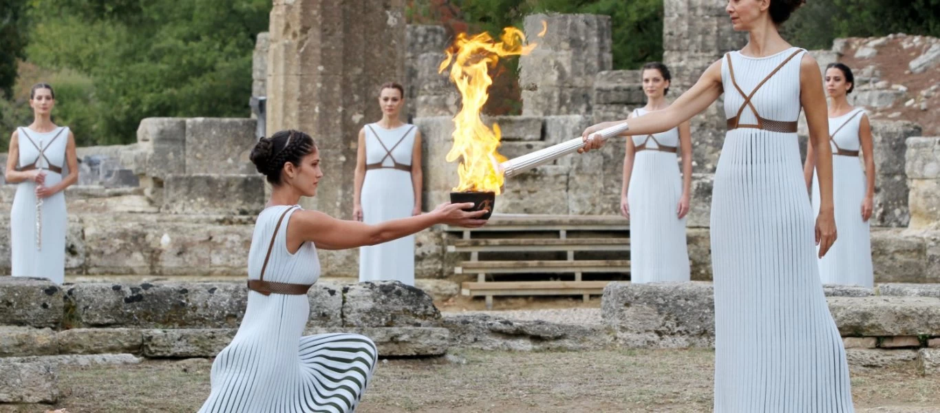 Κεκλεισμένων των θυρών λόγω κορωνοϊού θα πραγματοποιηθεί σήμερα η η Τελετή Παράδοσης της Ολυμπιακής Φλόγας